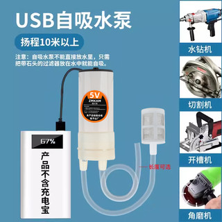 others 其他 无品牌 CSB-A 微型潜水自吸水泵 5V USB365泵壳装出水管1米+石滤