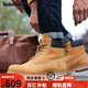  移动端、京东百亿补贴：Timberland 男鞋休闲鞋秋冬户外徒步登山鞋踢不烂耐磨皮革高帮靴大黄靴 A1JHF231/小半码 40　