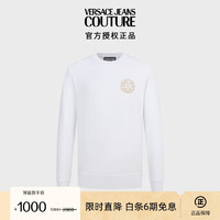 VERSACE 范思哲 Jeans Couture礼物 23春夏男士V字圆领卫衣 白色 L