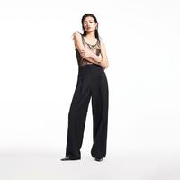 VERO MODA 24夏休闲裤女通勤中腰LOOSE版型长裤