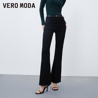 VERO MODA 24夏牛仔裤早春简约气质优雅复古高腰显瘦牛仔裤女