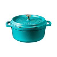 staub 珐宝 炖锅(22cm、2.6L、铸铁、薄荷绿)