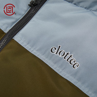 CLOT【CLOT CLOTTEE】简约撞色羽绒服 基础系列 陈冠希主理 绿色 0XL