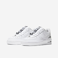 NIKE 耐克 Air Force 1 LV8 3 (GS) 白黑 板鞋 CJ4092-100