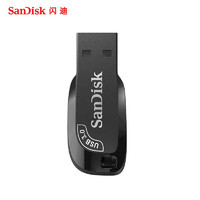 移动端、京东百亿补贴：SanDisk 闪迪 CZ410 商务u盘招投标 酷邃创意迷你小巧车载优盘会议公司个性U盘 USB3.0U盘 32G-标配