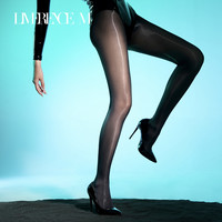 涞觅「雷神」油亮T裆无腰丝袜女薄款夏季性感绸缎油光大码连裤袜