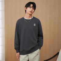 gxgjeans 2024年秋季新款休闲刺绣圆领卫衣男式卫衣男青少年