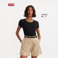 Levi's 李维斯 24夏季简约气质针织短袖T恤