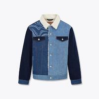 Levi's 李维斯 男士仿羊羔绒牛仔外套拼色