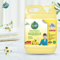 JOBY 巧白 生姜去腥洗洁精大桶食品级果蔬洗涤剂去油除味餐具果蔬适用家庭装 1.16kg柠檬洗洁精*1瓶