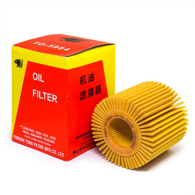 TORA 豹王 机油滤芯适用于汉兰达RAV4新凯美瑞普瑞维亚机油格TO-5984
