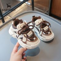 百亿补贴：Babyfeet 宝贝小脚丫 儿童运动鞋2024春秋季新款男童软底休闲鞋时尚女童跑步鞋