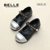 百亿补贴：BeLLE 百丽 女童皮鞋小童秋季软底舒适甜美洋气百搭宝宝公主鞋单鞋演出鞋