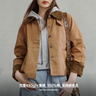 PLUS会员：马登 巴恩风美式复古工装女款上衣夹克