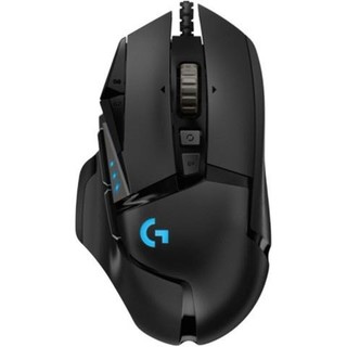 logitech 罗技 G502 Hero 有线鼠标 16000DPI RGB 黑色+鼠标垫+鼠标包