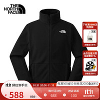 北面（The North Face）抓绒衣男外套户外保暖可做冲锋衣内胆24秋预|88R7 4H0/宇宙黑 L/175