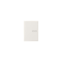 MUJI 無印良品 无印良品 MUJI PVC封面 月周记笔记本/2024年12月开始 手账 新品