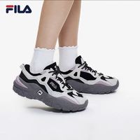 百亿补贴：FILA 斐乐 女鞋跑步鞋网面复古轻户外运动鞋情侣老爹鞋掠夺者2