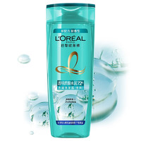 L'OREAL PARIS 欧莱雅洗发水透明质酸水润洗发露 无硅油洗发膏 倍爽去屑洗发露200ml