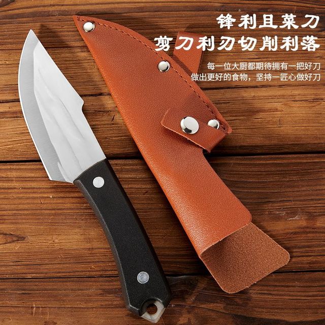 今日必买：金盛元 蒙古手把肉小刀 多功能吃肉刀 割肉刀 牛排水果刀 纯手工锻打