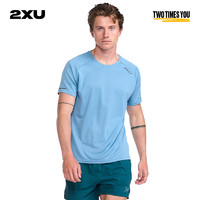 2XU Aero系列男士短袖运动半袖健身圆领t恤速干打底汗衫吸湿排汗