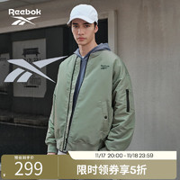 Reebok 锐步 JKT/PAD 男女款美式梭织夹棉棒球夹克 23REF201UGL2