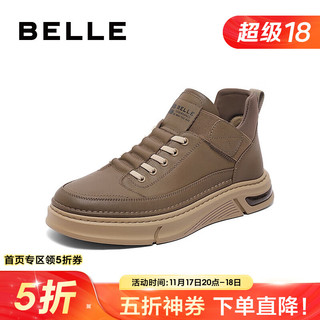 BeLLE 百丽 复古潮搭休闲鞋男 工装板鞋 8CV01DM3