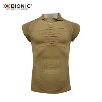 X-BIONIC XBIONIC运动健身跑步徒步无袖带扣POLO