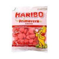 HARIBO 哈瑞宝 德国进口春之草莓棉花糖草莓口味趣味糖果175g