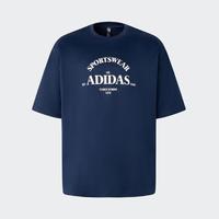 限尺码：adidas 阿迪达斯 情侣夏健身运动宽松训练服短袖T恤