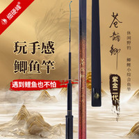 细硬峰 苍龙鲫紫金二代 高碳版钓鱼竿  3m