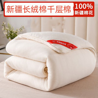 新疆长绒棉棉花100%棉被 180*220cm6斤