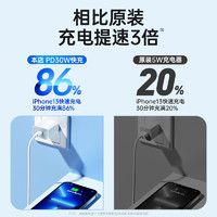 88VIP：卡波昂 适用iphone16promax充电器头苹果15pro/14快充30W13不伤机ios20W