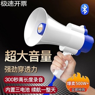 百亿补贴：EARISE 雅兰仕 摆摊叫卖喇叭扩音器扬声器手持喊话器户外录音喇叭可充电大声公