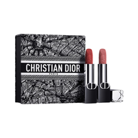 Dior 迪奥 全新烈艳蓝金唇膏口红套装 (丝绒 巴黎地图限量版 #100 3.5g+丝绒 巴黎地图限量版 #720 3.5g)