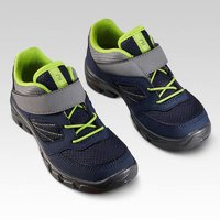 DECATHLON 迪卡侬 徒步登山鞋儿童爬山鞋藏青色-魔术贴344102121