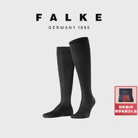 Falke 德国鹰客进口纯色商务正装男士穿搭必备时尚棉袜Tiago伴手礼送人 3000- 黑色 1双 39-40