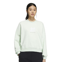 adidas 阿迪达斯 女子 运动型格系列 LOUNGE FT CREW 圆领套头卫衣 IM8851 A/XL