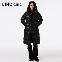 LINC Chic 金羽杰 女士加厚长款羽绒服 Y23806208