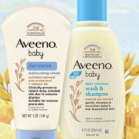 会员专享：Aveeno 艾惟诺 婴儿多效修护霜141g)*1+(婴儿每日倍护洗发沐浴露236ml)*1