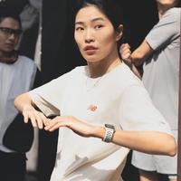 new balance NB官方夏男女情侣跑步运动短袖NEE25111