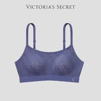 VICTORIA'S SECRET 维密 经典老花蕾丝返定杯固定薄杯小背心文胸