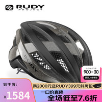 Rudy Project 璐迪 自行车头盔男女公路车山地车骑行穿戴装备户外破风半盔意大利进口 黑/灰（夜骑反光）