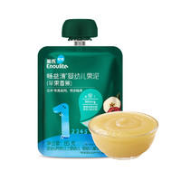 Enoulite 英氏 Engnice）畅益清宝宝辅食泥婴幼儿果泥苹果香蕉泥85g*1袋 苹果香蕉泥*1