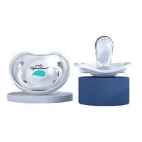 胖孩儿 婴儿宝宝奶嘴超软全硅胶一体0~6~18个月新生儿奶嘴 白色 L号 1只装