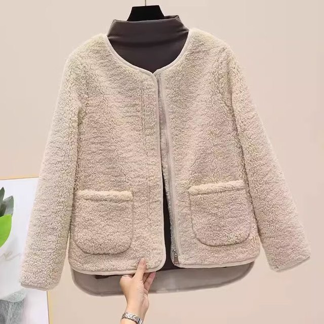 子牧棉麻 女士加绒加厚外套