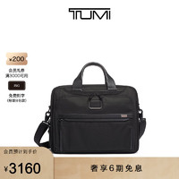 TUMI 途明 Alpha 3系列 男士商务公文包 02603132D3 黑色