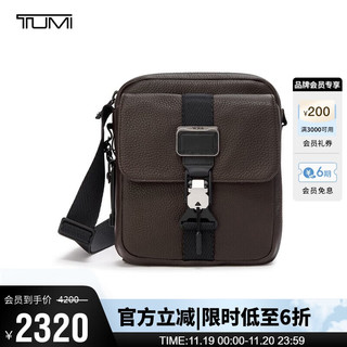 TUMI 途明 ALPHA BRAVO系列男士商务简约时尚单肩斜挎包0932709DBL深棕色