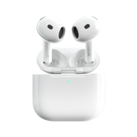 Apple 苹果 AirPods 4 半入耳式真无线蓝牙耳机 白色 有线充电