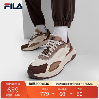 FILA 斐乐 官方男鞋PIONIERE摩登运动鞋2024冬季开拓者休闲鞋